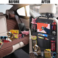 Pu Leather Seat Covers Car seat back anti kick seat storage bag Factory